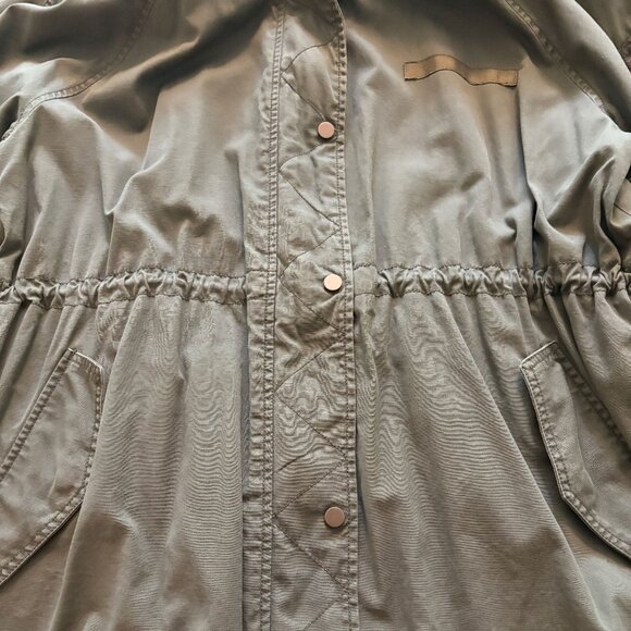 WOMENS GAP OLIVE GREEN FIELD UTILITY JACKET/ANORAK; LIKE NEW; SIZE XXL - Picture 8 of 8